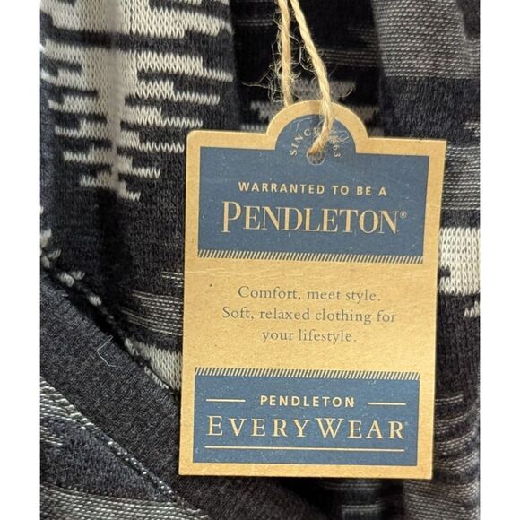 Pendleton Everywear Aztec Gray Hooded Duster Cardigan Sweater Womens S NWT - Picture 3 of 5